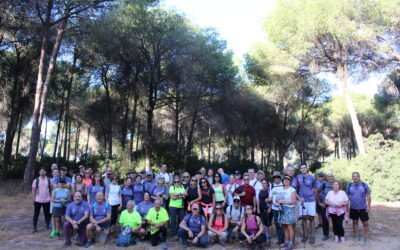 REALIZADA LA RUTA EL PINAR DE DOÑA CON ÉXITO DE PARTICIPANTES